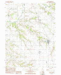 Medora 1983 topographic map thumbnail