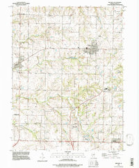 Mendon 1995 topographic map thumbnail