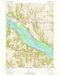 Menominee 1955 topographic map thumbnail