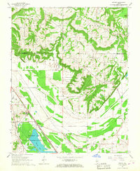 Mermet 1966 topographic map thumbnail