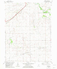 Merna 1981 topographic map thumbnail