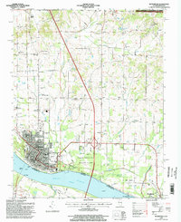 Metropolis 1996 topographic map thumbnail