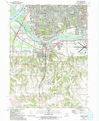 Milan 1992 topographic map preview