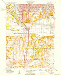 Milan 1950 topographic map preview