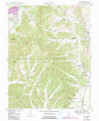 Mill Creek 1947 topographic map thumbnail