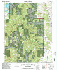 Mill Creek 1996 topographic map thumbnail