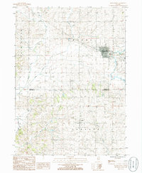 Milledgeville 1985 topographic map thumbnail