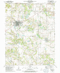 Millstadt 1990 topographic map preview