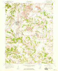 Millstadt 1954 topographic map thumbnail