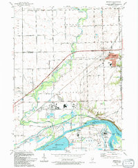 Minooka 1993 topographic map thumbnail