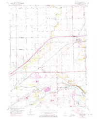 Minooka 1954 topographic map thumbnail