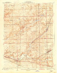 Mokena 1929 topographic map preview