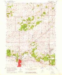 Mokena 1963 topographic map preview