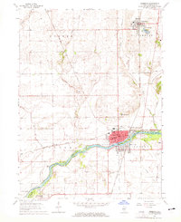 Momence 1964 topographic map thumbnail