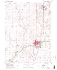 Momence 1964 topographic map thumbnail