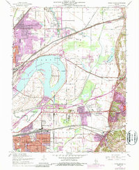 Monks Mound 1954 topographic map thumbnail