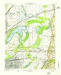 Monks Mound 1935 topographic map thumbnail