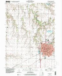 Monmouth 1998 topographic map thumbnail