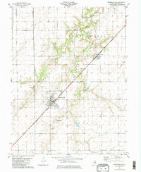 Morrisonville 1980 topographic map thumbnail