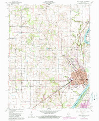 Mount Carmel 1959 topographic map thumbnail