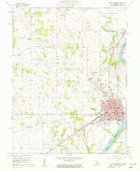 Mount Carmel 1959 topographic map thumbnail