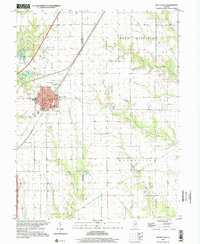 Mount Olive 1998 topographic map thumbnail