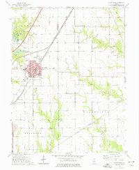 Mount Olive 1974 topographic map preview