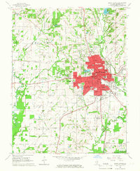 Mount Vernon 1965 topographic map thumbnail