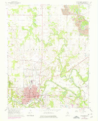 Murphysboro 1968 topographic map thumbnail