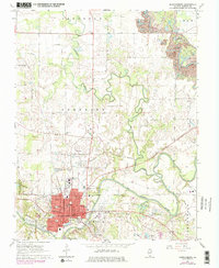Murphysboro 1968 topographic map thumbnail