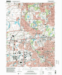 Naperville 1998 topographic map thumbnail