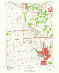 Naperville 1962 topographic map preview