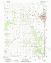 Nashville 1974 topographic map thumbnail