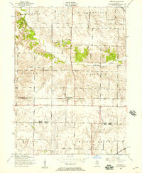 Nekoma 1953 topographic map thumbnail
