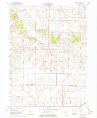 Nekoma 1953 topographic map thumbnail