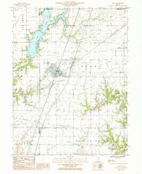 Neoga 1984 topographic map preview