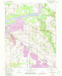 New Athens East 1954 topographic map preview