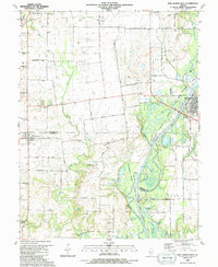 New Athens West 1990 topographic map thumbnail