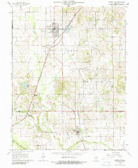 Norris City 1963 topographic map thumbnail