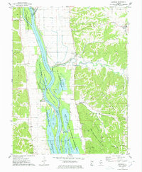 Nutwood 1975 topographic map thumbnail