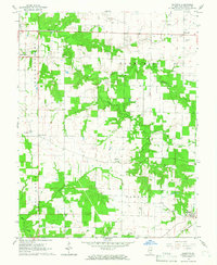 Oakdale 1964 topographic map thumbnail
