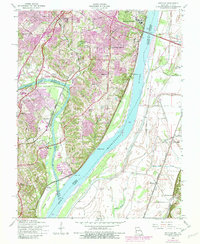 Oakville 1954 topographic map thumbnail