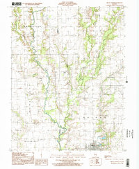 Oblong North 1998 topographic map thumbnail