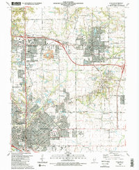 O'Fallon 1991 topographic map preview