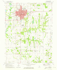 Olney 1971 topographic map preview