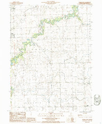 Onarga East 1986 topographic map thumbnail