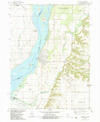 Oquawka 1982 topographic map thumbnail