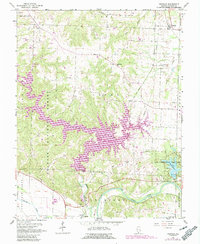 Oraville 1968 topographic map thumbnail
