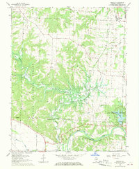 Oraville 1968 topographic map preview