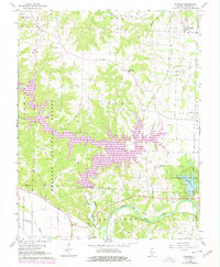 Oraville 1968 topographic map preview